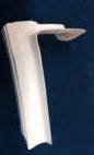 REAR BUMPER CORNER FILLER ,LEFT NEW FIBERGLASS 78-83 MALIBU