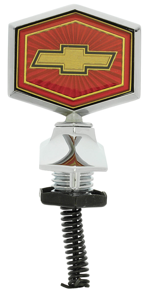 HEADER PANEL EMBLEM, NEW, BOW TIE, 80-87 EL CAMINO MALIBU