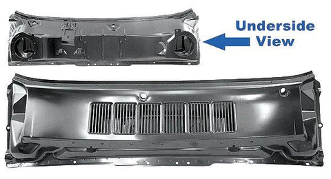 COWL PANEL ASSEMBLY TOP, 64-6 MG FRONT WINDSHIELD TO FIREWALL, STEEL, NEW