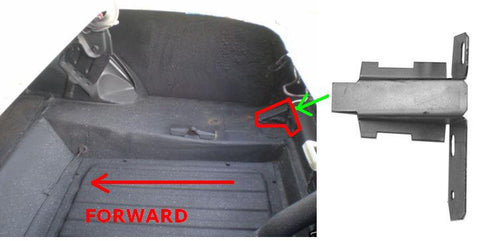 TRUNK TO TAIL BRACKET, RH, 64-66 MG, BRACE, FLOOR TO TAIL PANEL, INNER