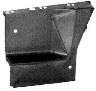 FENDER APRON, FRONT, LH, 64-66 MG, FRONT OF SHOCK TOWER, REPRO