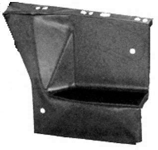 FENDER APRON, FRONT, RH, 64-66 MG, FRONT OF SHOCK TOWER, REPRO