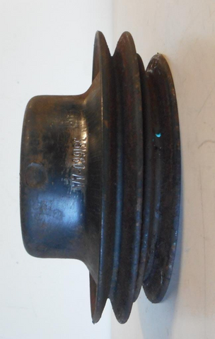 FAN PULLEY, 2 GROOVE, AC USED 69-75 CHEVY