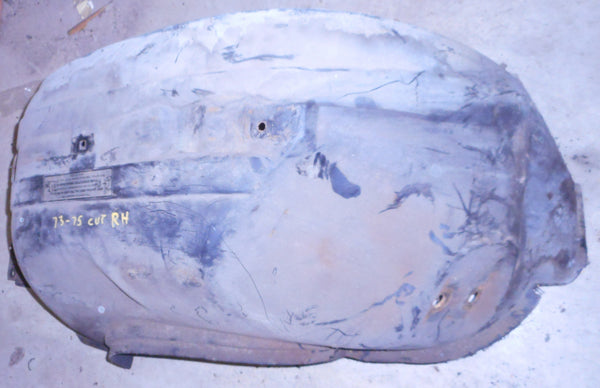 FRONT WHEEL WELL, RIGHT, USED, 73-75 CUTLASS 442