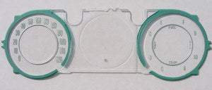 DASH GAUGES LENS ,SS NEW 64 65 CHEVELLE