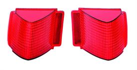TAIL LIGHT LENS ,PAIR NEW, FOREIGN 67 CHEVELLE