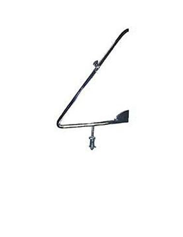 VENT GLASS FRAME, LEFT, CHROME, NEW, 68-72 NOVA