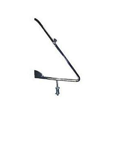 VENT GLASS FRAME, RIGHT, CHROME, NEW, 68-72 NOVA