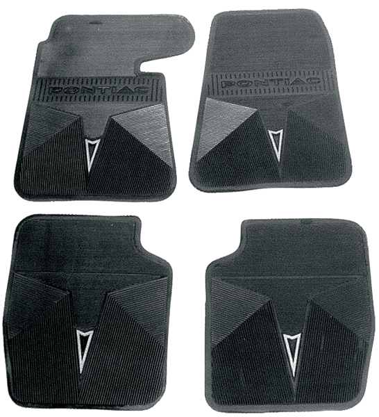 FLOOR MATS ,BLACK ORIGINAL TYPE  64-70 GRAND PRIX CAT BONNE