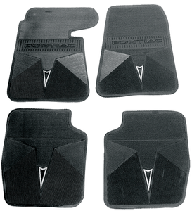 FLOOR MATS ,BLACK, ORIGINAL TYPE 64-5 GTO 64-70 CAT BONNE