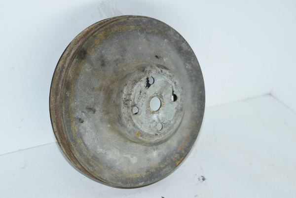 FAN PULLEY ,2 GROOVE, PS USED 63 64 PONTIAC