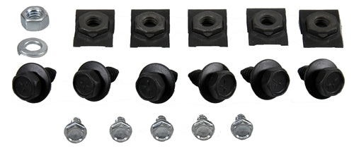 FRONT SPOILER MOUNTING NUTS & BOLTS, NEW, 67-69 CAMARO