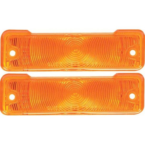 Trim Parts Amber Parking Light Lens Pair For 1963-1964 Chevy II Nova – Left Side
