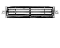 AC CENTER DASH VENT ASSEMBLY, CHROME, NEW, 67 68 CAMARO FIREBIRD