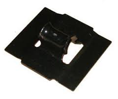 SPARE TIRE & JACK HOLD DOWN BRACKET, WELDS ON, SQUARE TYPE, NEW, 62-70