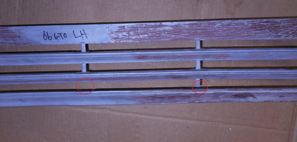 TAIL LIGHT LOUVER, LEFT, USED, 66 GTO
