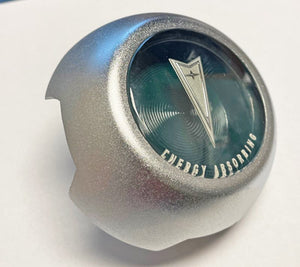 STEERING WHEEL CENTER CAP ,TURQUOISE NEW 68 PONTIAC