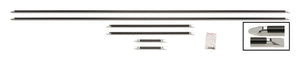 BODY SIDE MOLDING SET, WHITE NEW 70-81 CAMARO FIREBIRD
