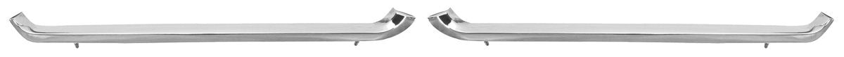 FRONT VALANCE MOLDING NEW PAIR 68 GTO