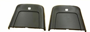 BUCKET SEAT BACK PANELS, 69-72 A-BODY X-BODY B-BODY, w/CHROME EDGING PEARL, PR
