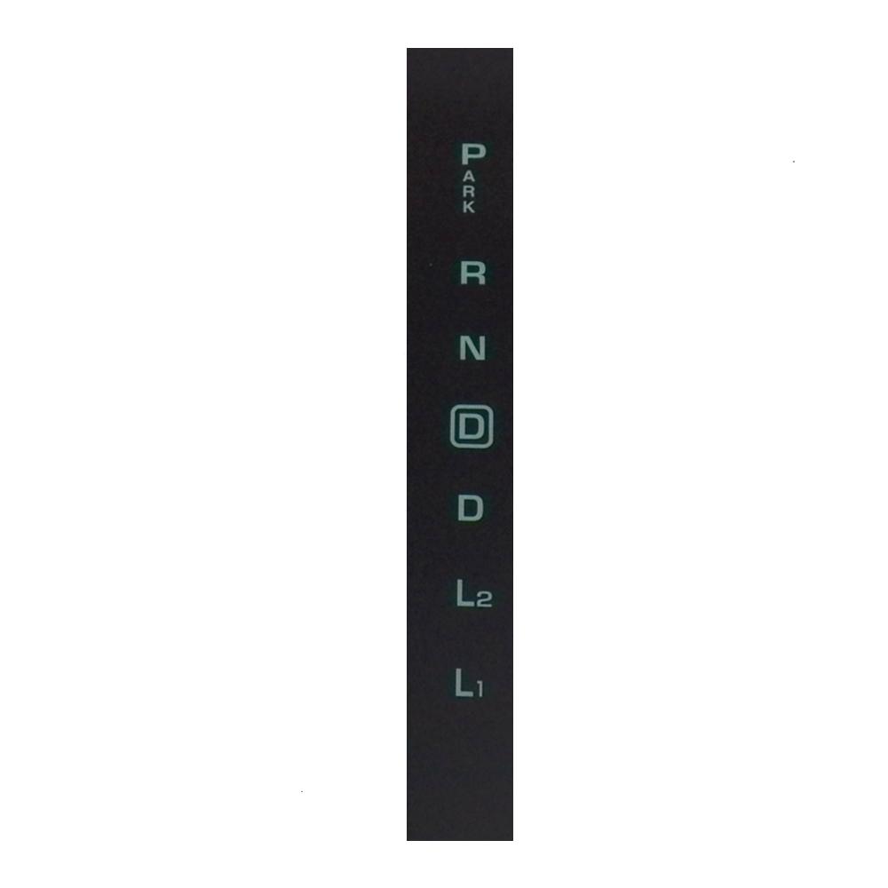 CONSOLE SHIFT INDICATOR DECAL ,4SPEED NEW 66 67 IMPALA
