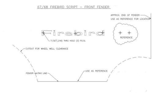 TEMPLATE FOR FIREBIRD EMBLEM ON FENDER 67 68