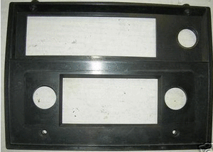RADIO PLATE BEZEL, USED, 78-80 EL CAMINO MONTE CARLO