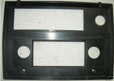 RADIO PLATE BEZEL, USED, 78-80 EL CAMINO MONTE CARLO